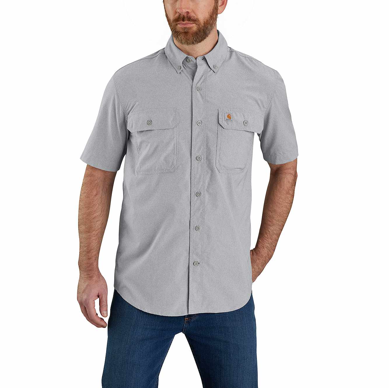 Force Sun Defender™ Chambray Relaxed SS Shirt
