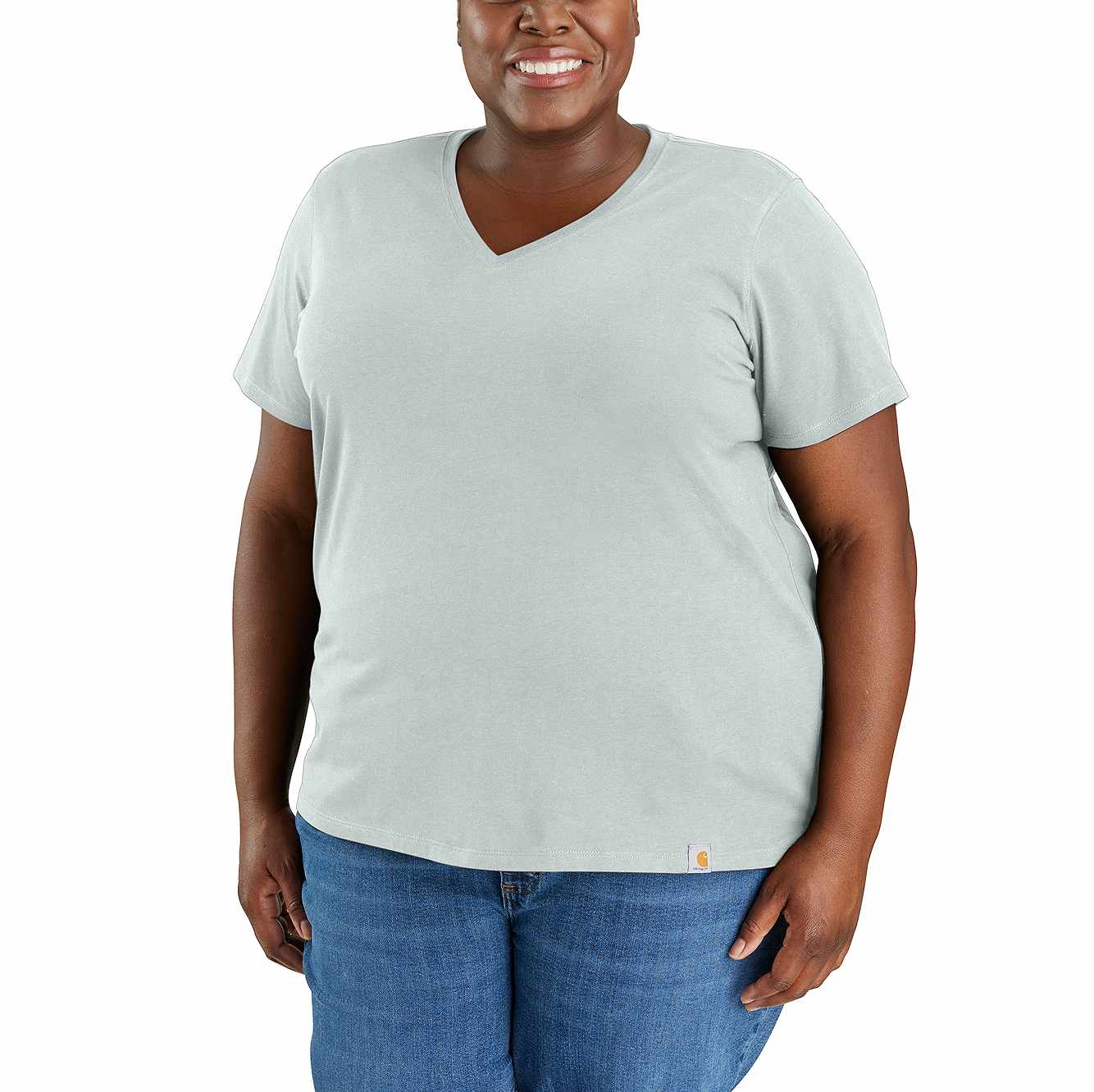 Women's TENCEL™ Fiber Series Relaxed Fit Short-Sleeve V-neck T-Shirt