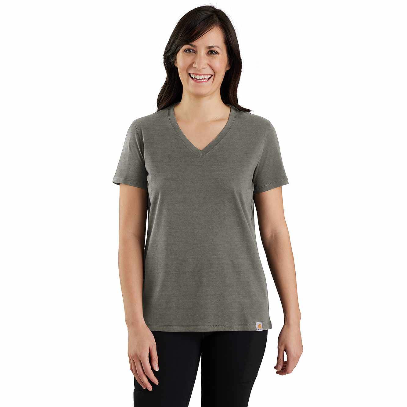 Women's TENCEL™ Fiber Series Relaxed Fit Short-Sleeve V-neck T-Shirt