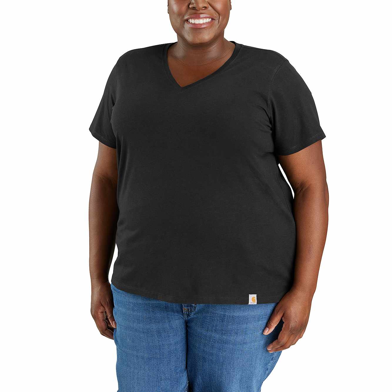Women's TENCEL™ Fiber Series Relaxed Fit Short-Sleeve V-neck T-Shirt