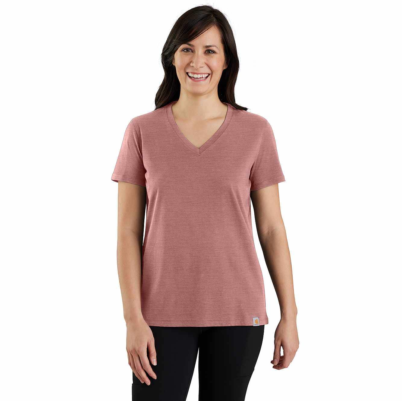 Women's TENCEL™ Fiber Series Relaxed Fit Short-Sleeve V-neck T-Shirt