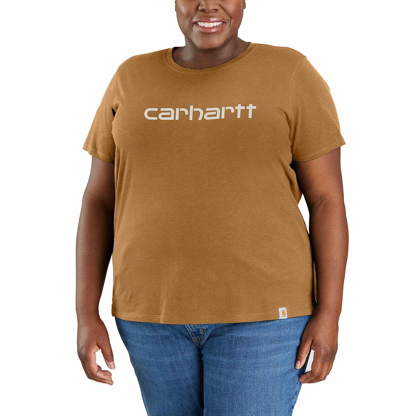Women's TENCEL™ Fiber Series Relaxed Fit Short-Sleeve Logo T-Shirt