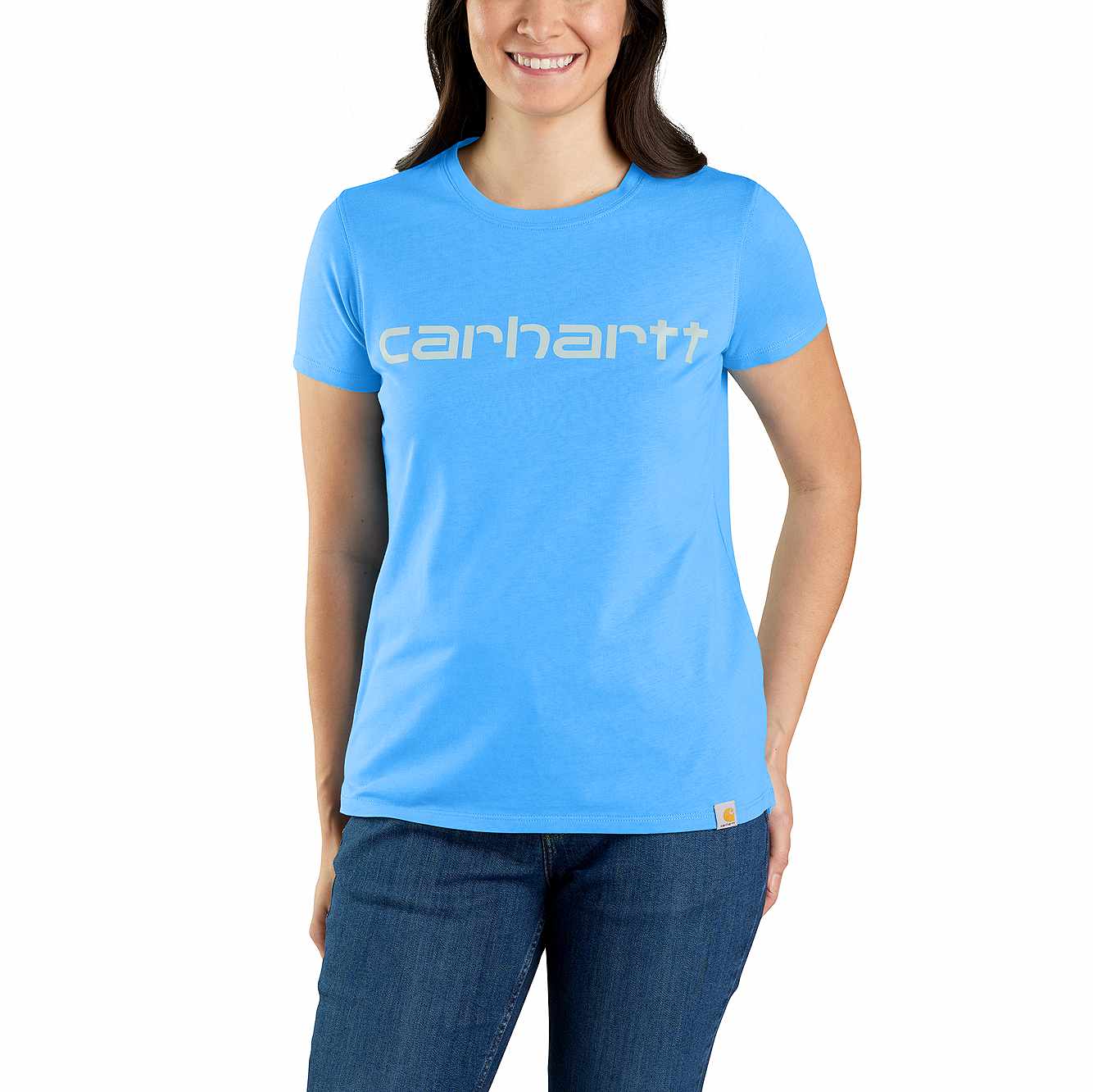 Women's TENCEL™ Fiber Series Relaxed Fit Short-Sleeve Logo T-Shirt