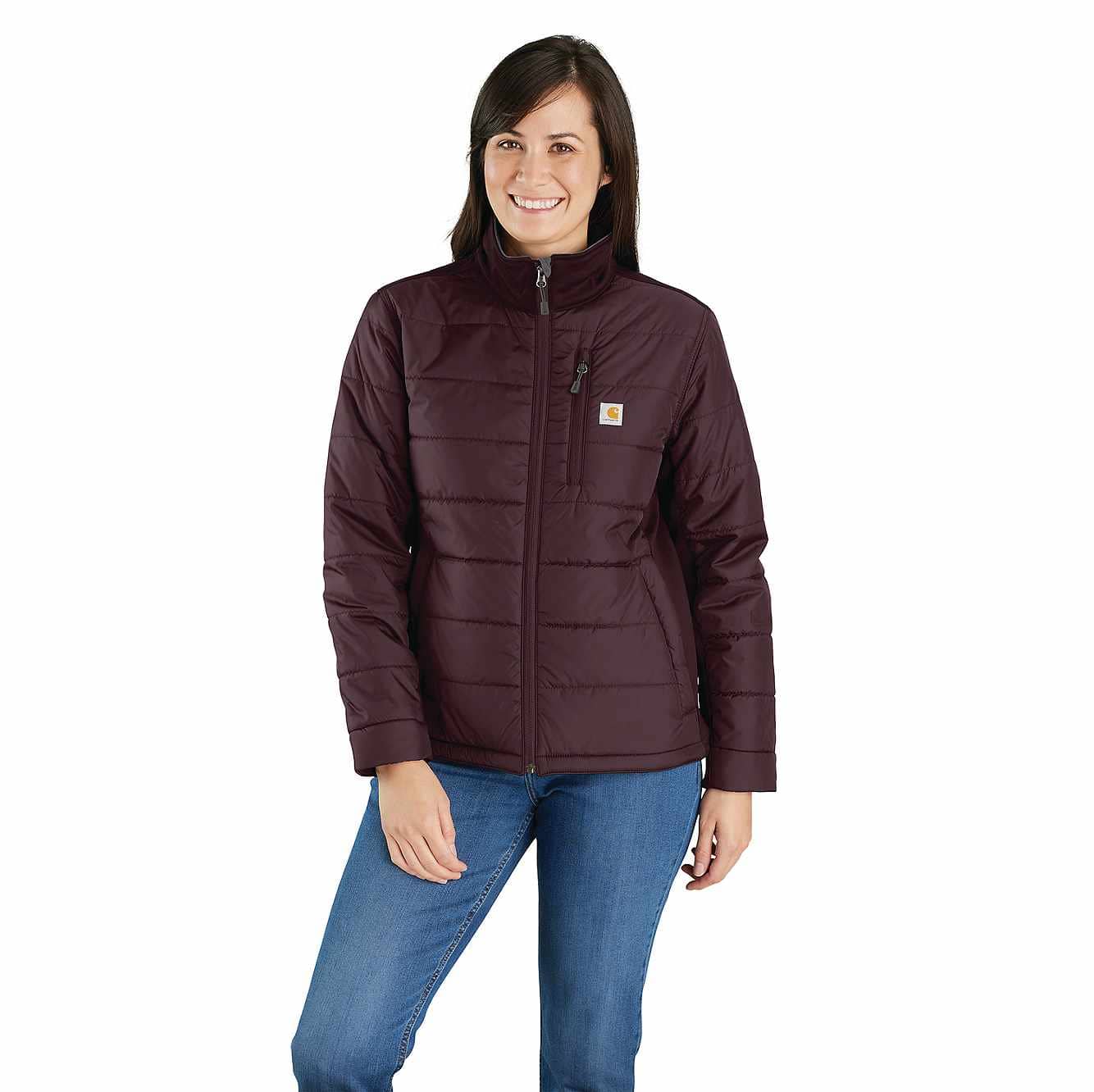 Women's Lightweight Puffer Jacket - Relaxed Fit - Insulated - 2 Warmer Rating