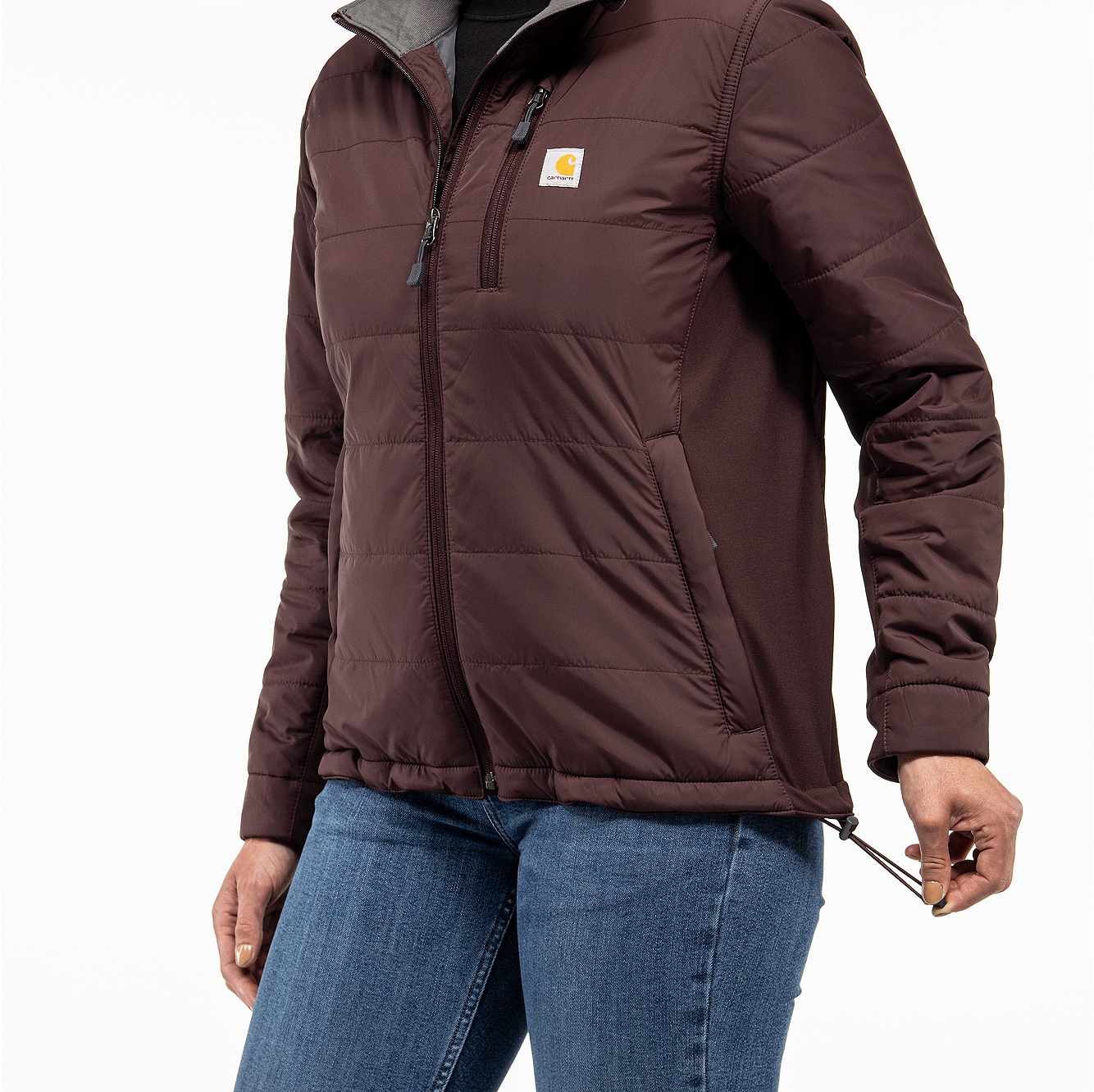 Women's Lightweight Puffer Jacket - Relaxed Fit - Insulated - 2 Warmer Rating