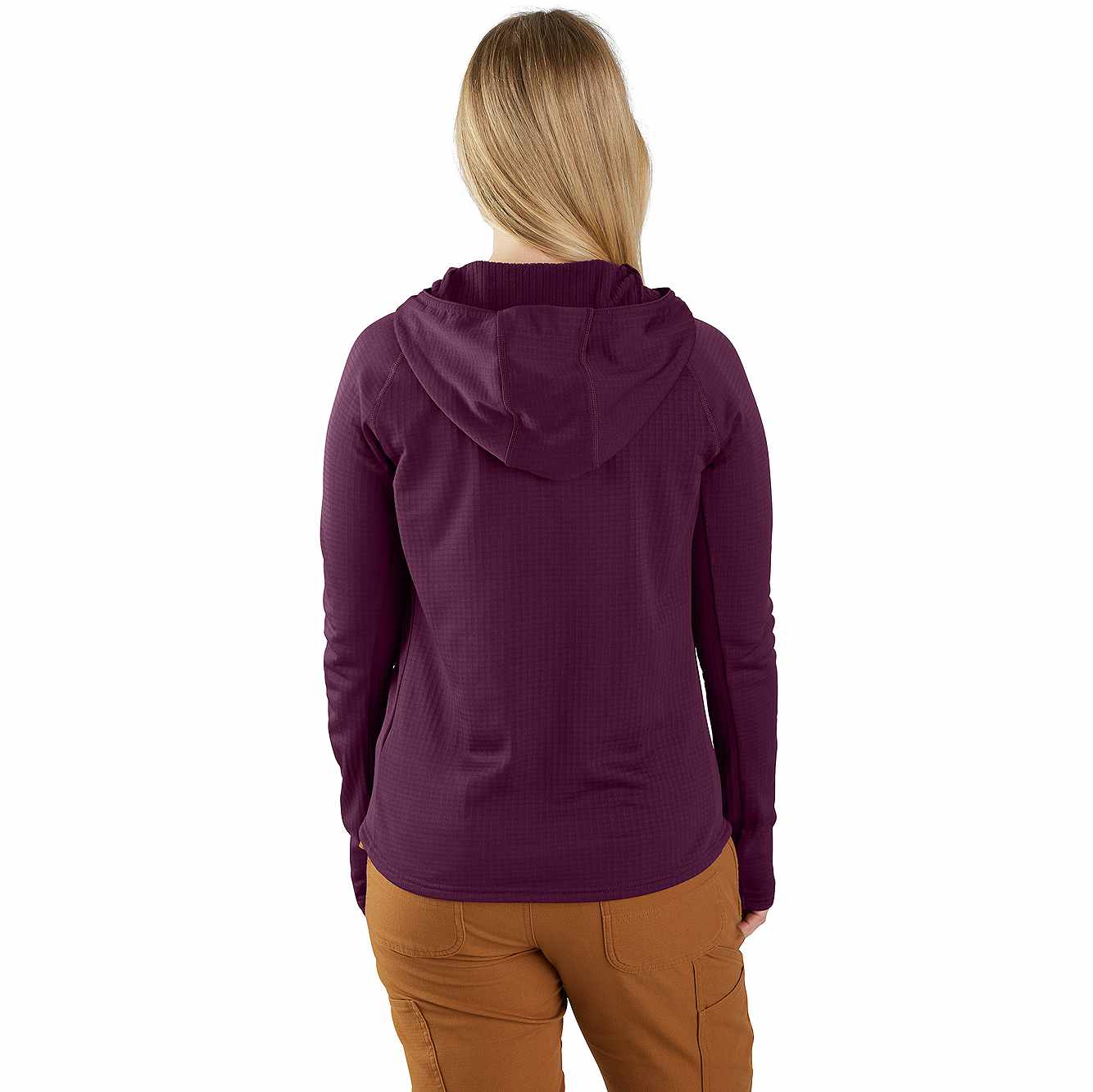 Women's Carhartt Force® Relaxed Fit Half-Zip Hooded Pullover
