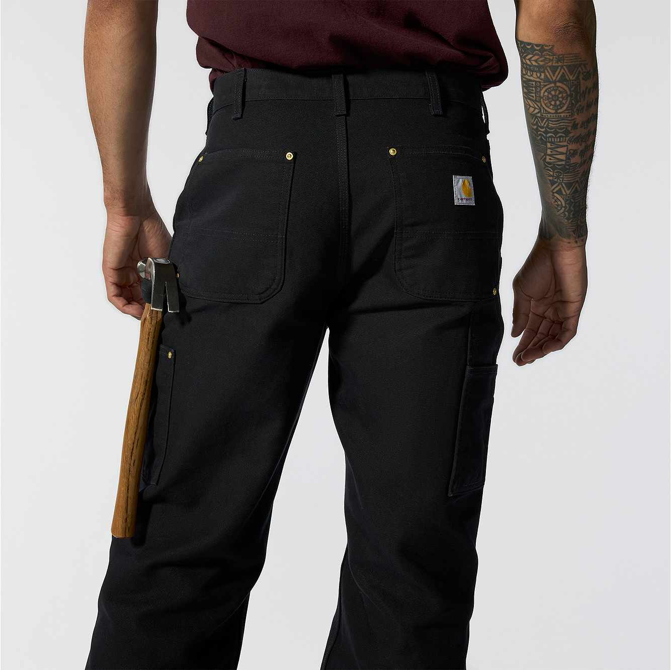 Iconic B01 Firm Duck Double-Front Dungaree