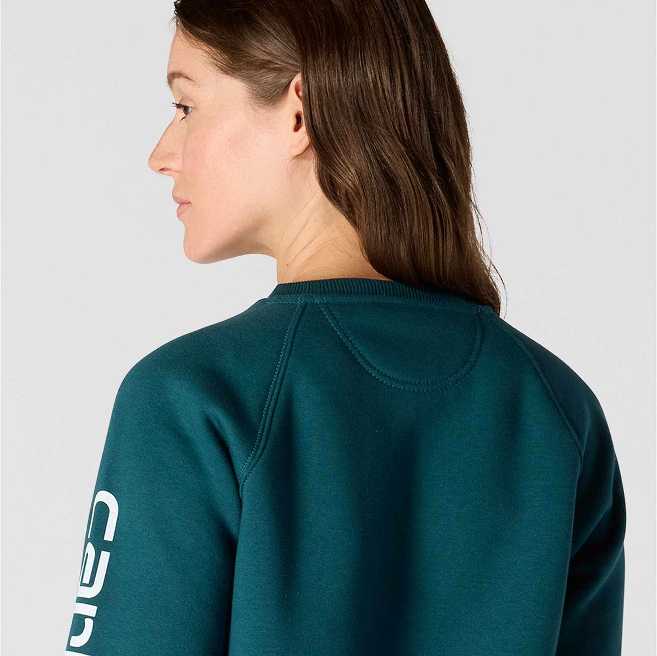 Women's Relaxed Fit Midweight Graphic Crewneck Sweatshirt