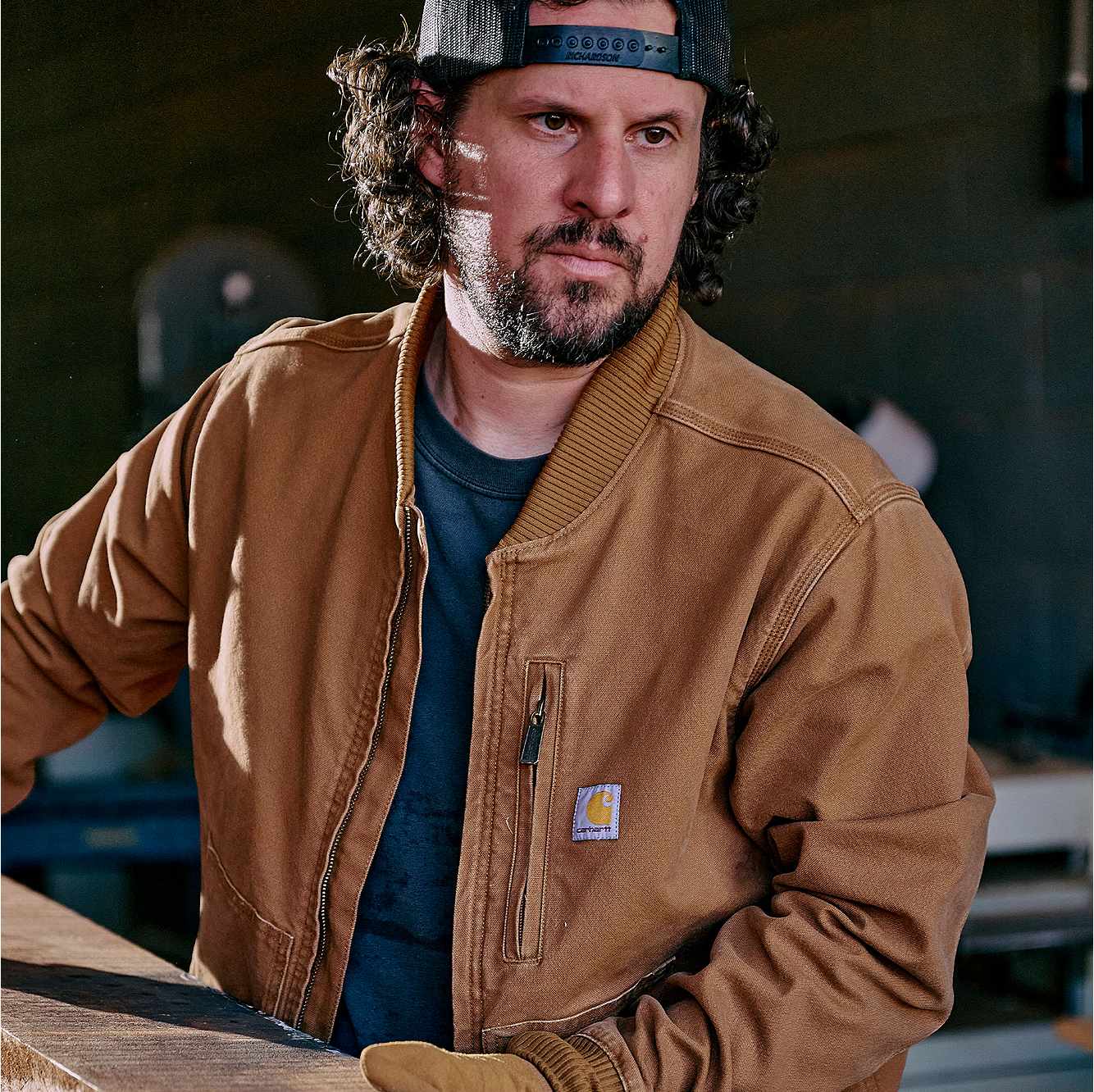 Rugged Flex® Duck Relaxed Fit Bomber Jacket