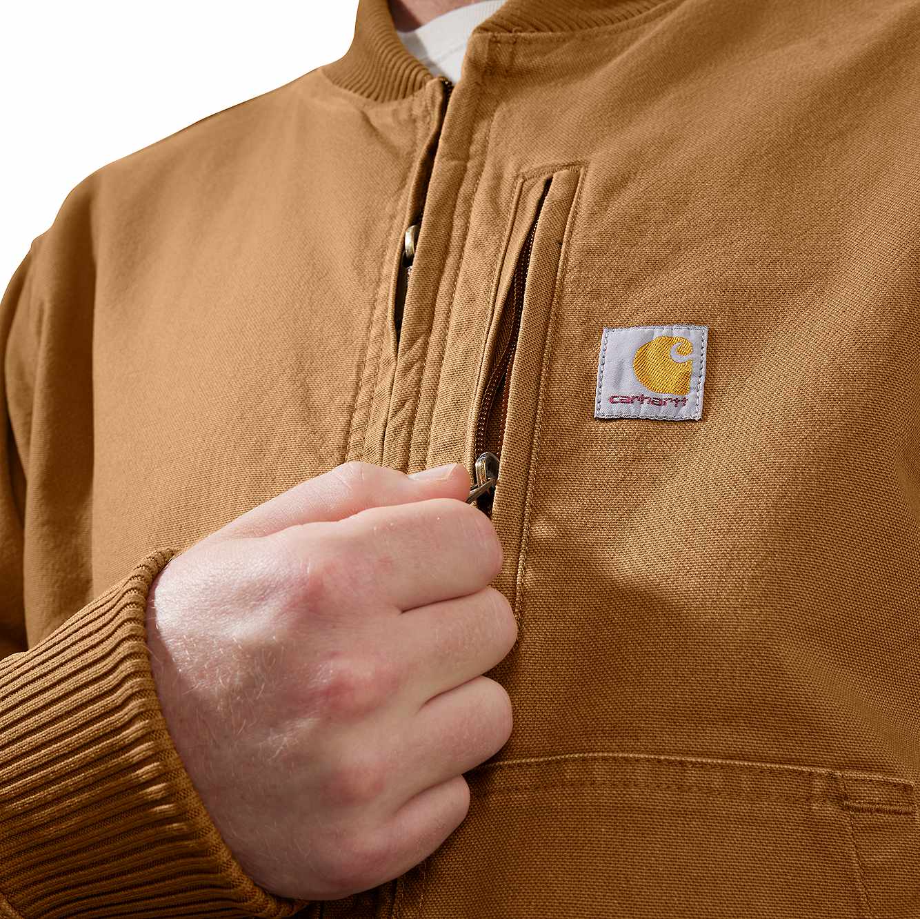 Rugged Flex® Duck Relaxed Fit Bomber Jacket