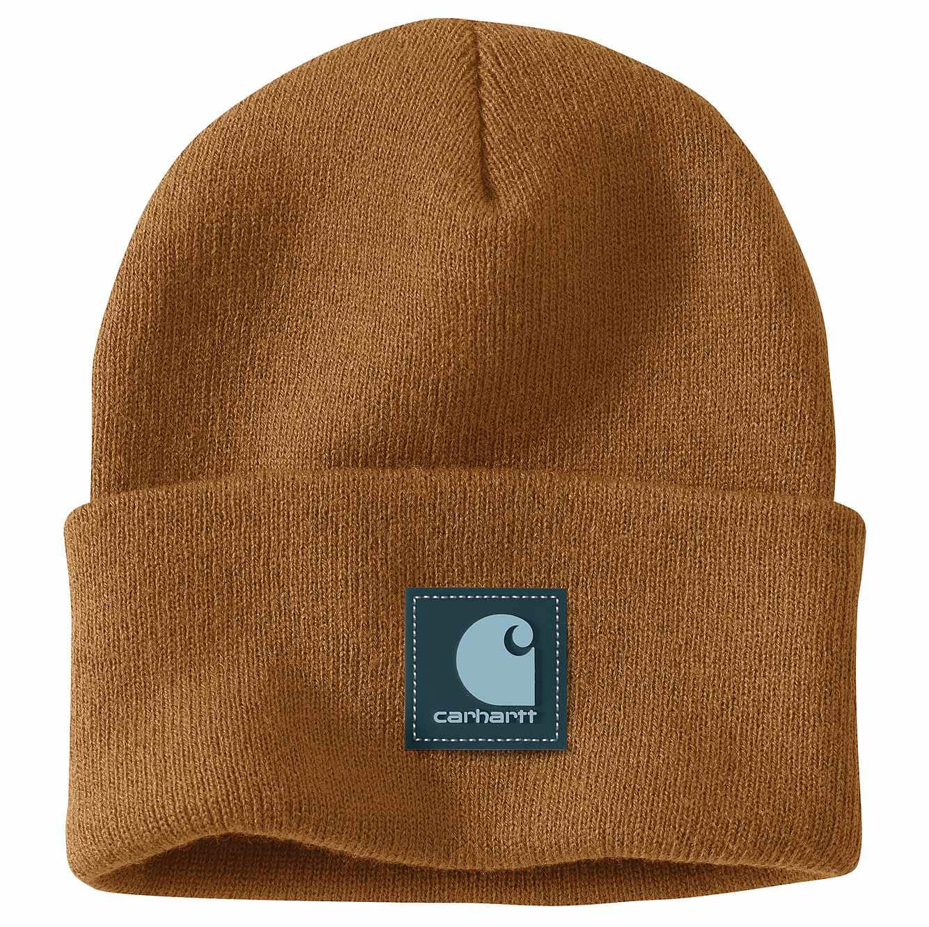 Knit Rubber Patch Beanie