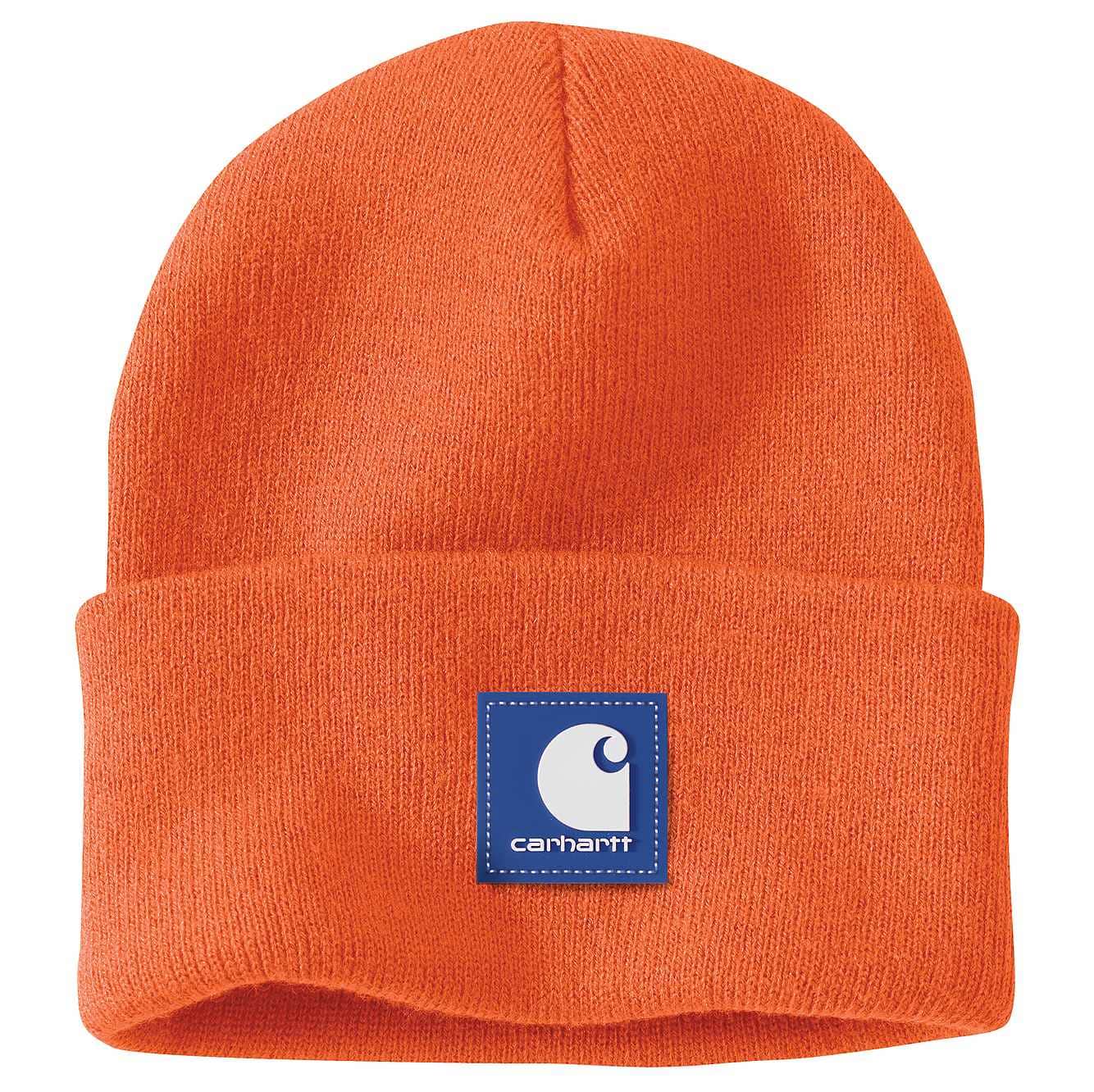 Knit Rubber Patch Beanie