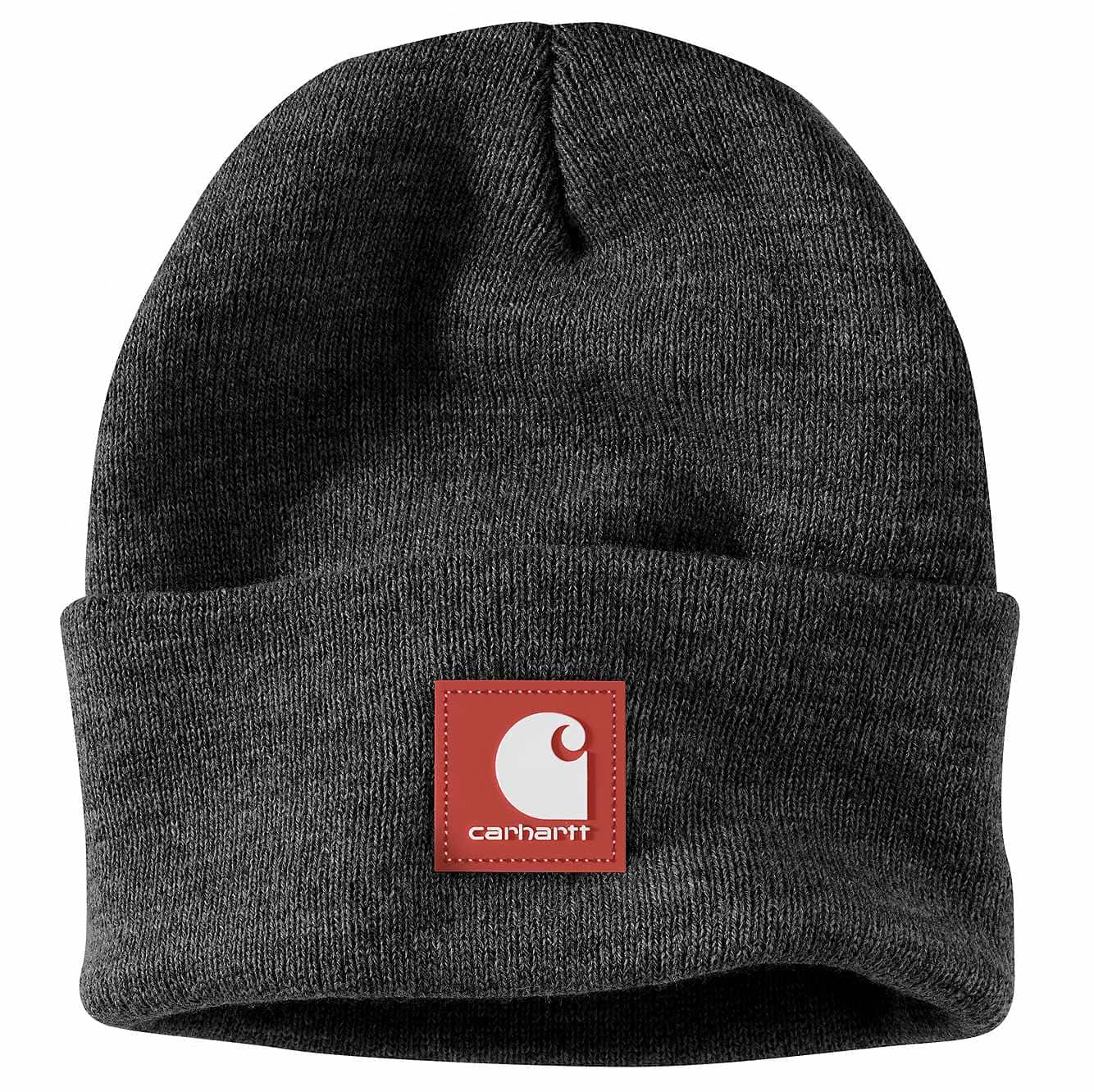Knit Rubber Patch Beanie