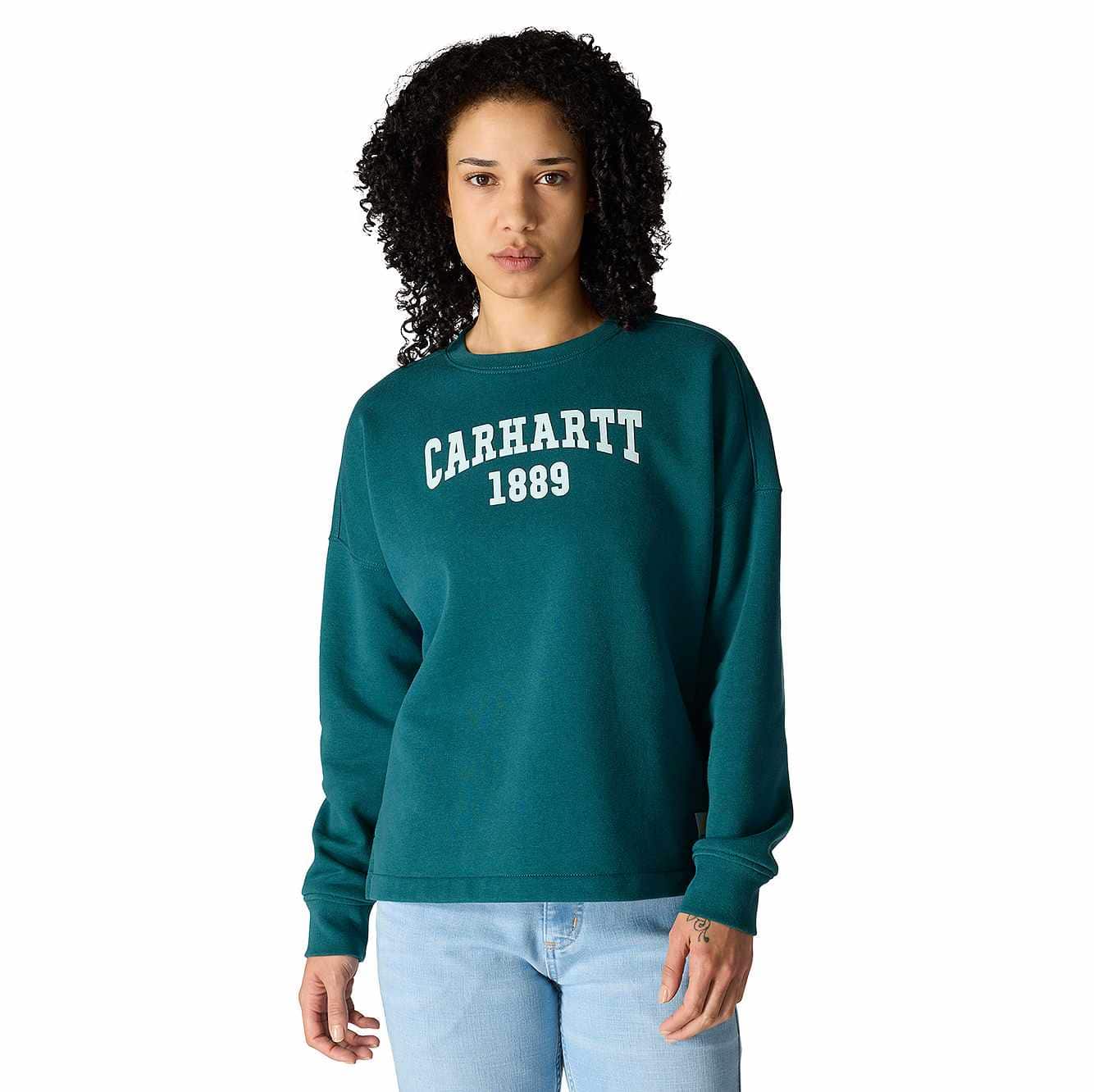 Women's Loose Fit Midweight Carhartt Graphic Sweatshirt