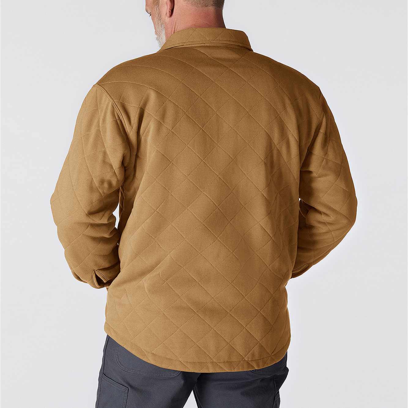 Rain Defender® Loose Fit Heavyweight Quilted Snap Front Shirt Jac