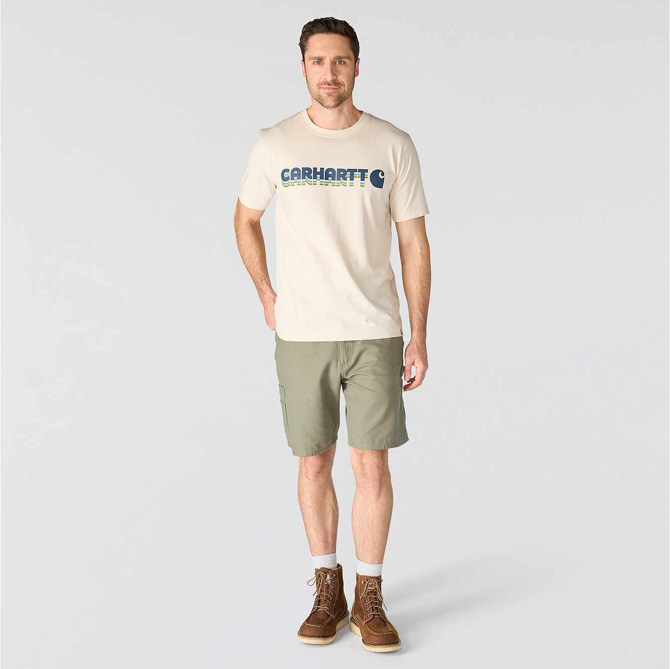 Irvine Relaxed Layered Logo T-Shirt