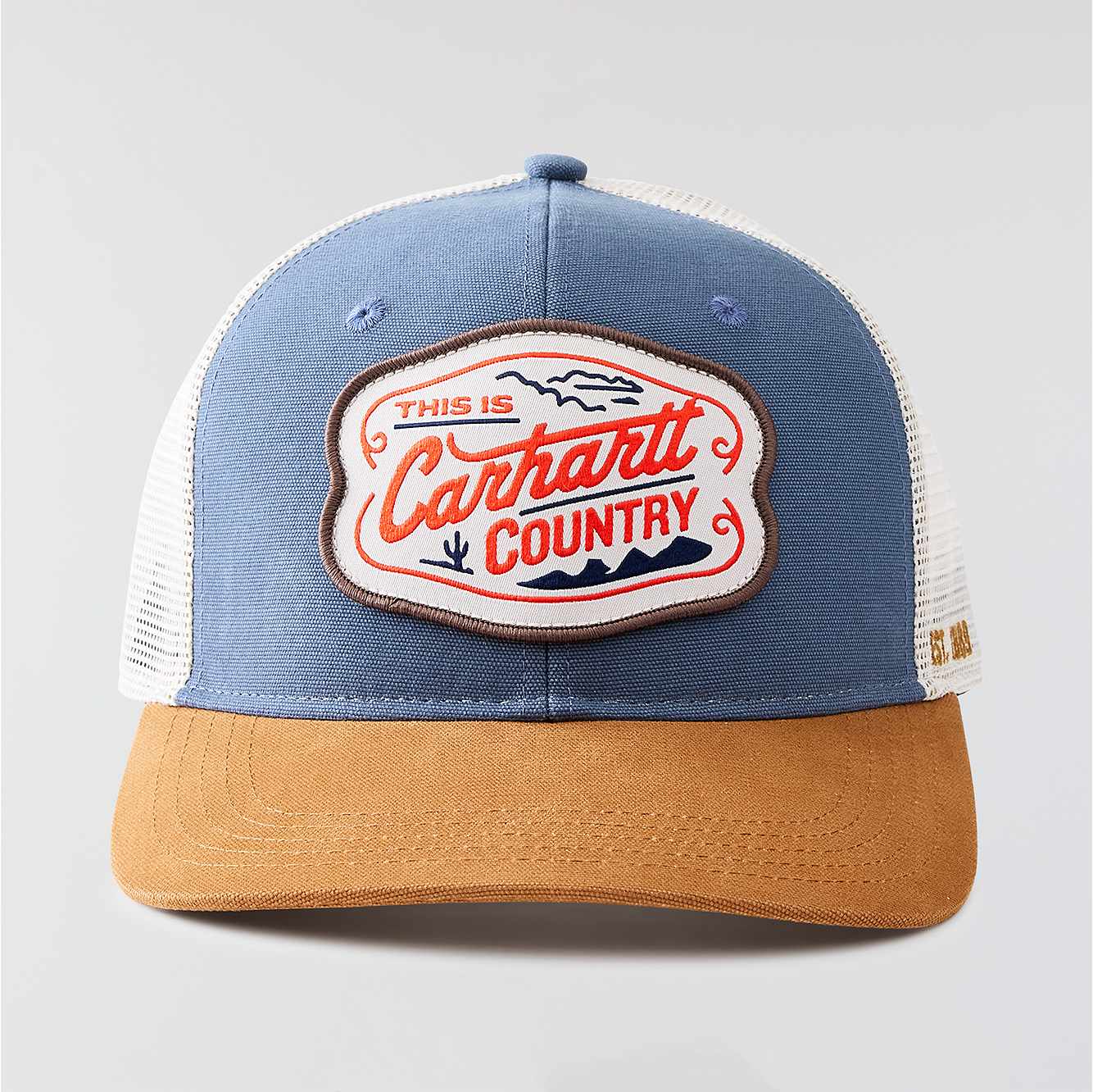 Canvas Mesh-Back Country Graphic Cap