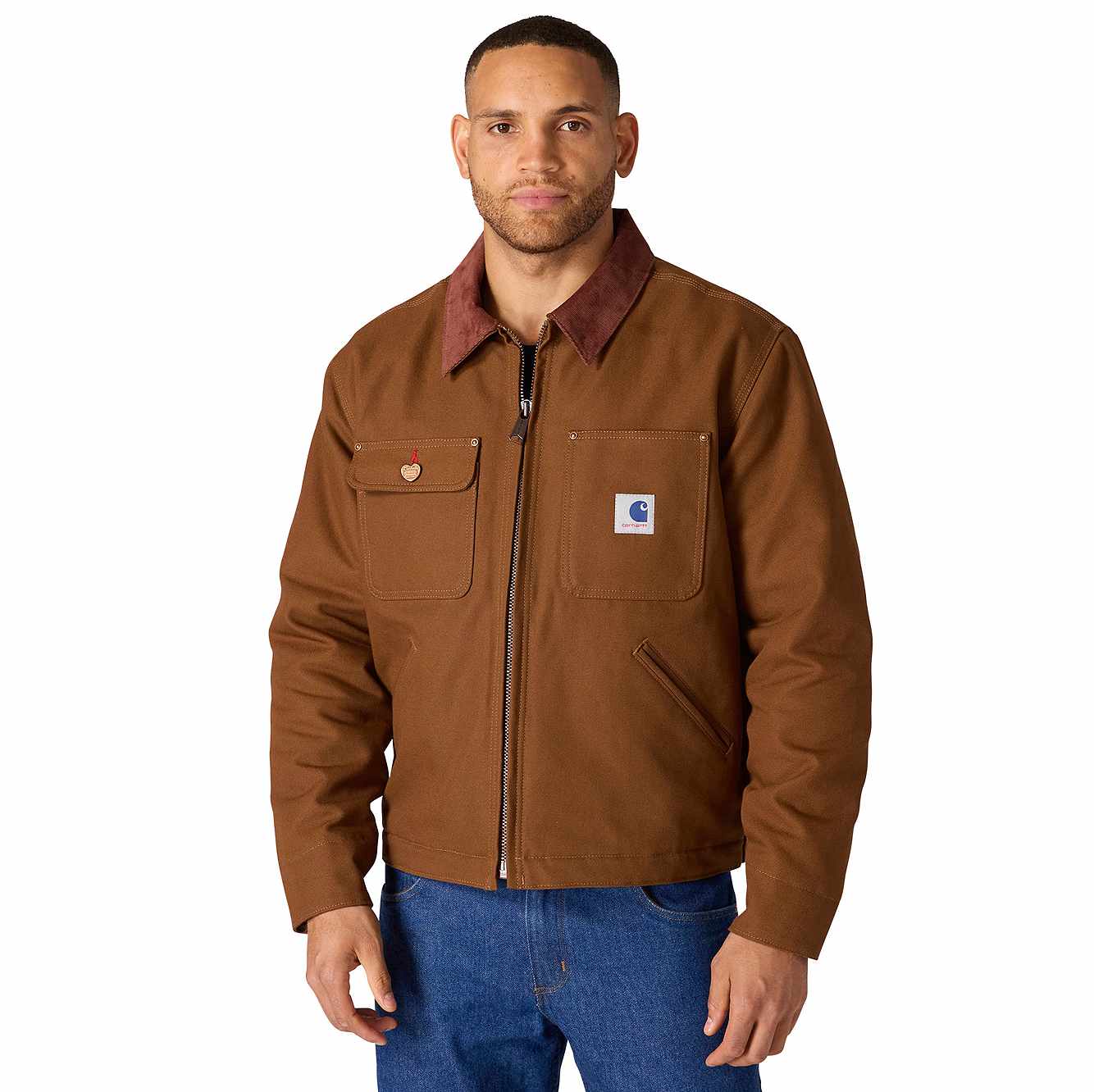 Crafted Series Duck Sherpa Lined Chore Jacket