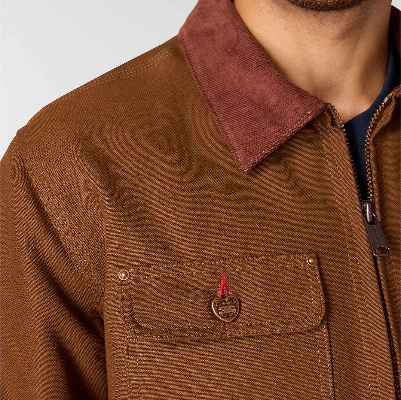 Crafted Series Duck Sherpa Lined Chore Jacket