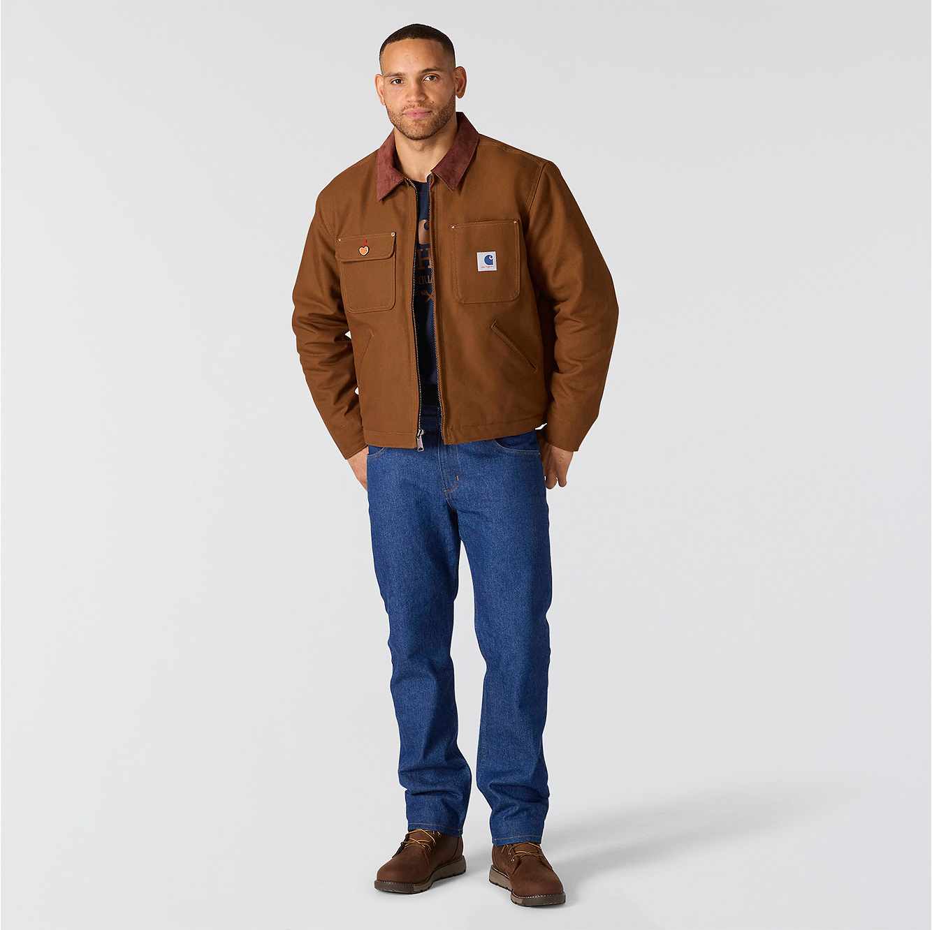 Crafted Series Duck Sherpa Lined Chore Jacket
