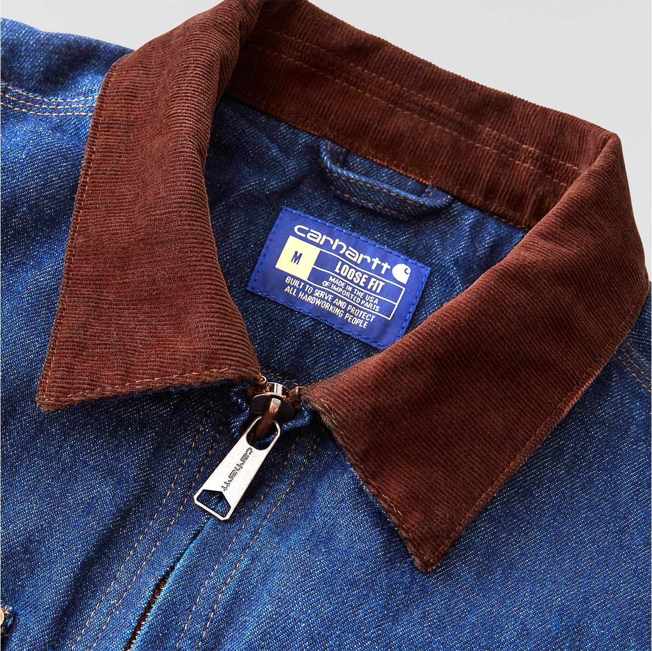 Crafted Series Denim Sherpa Lined Chore Jacket