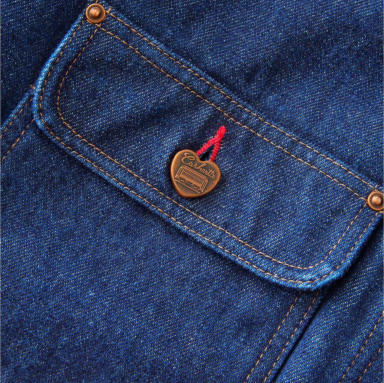 Crafted Series Denim Sherpa Lined Chore Jacket