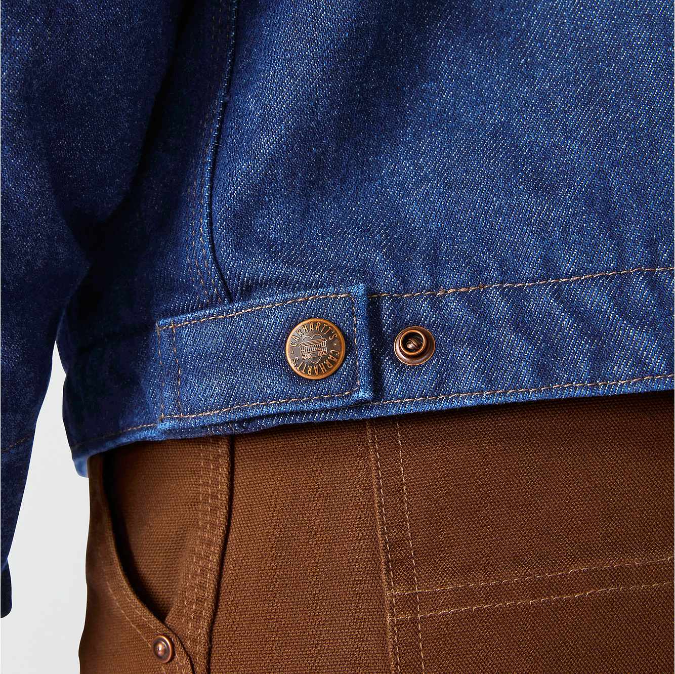 Crafted Series Denim Sherpa Lined Chore Jacket