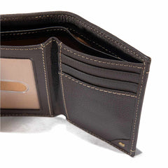 Milled Pebble Trifold Wallet