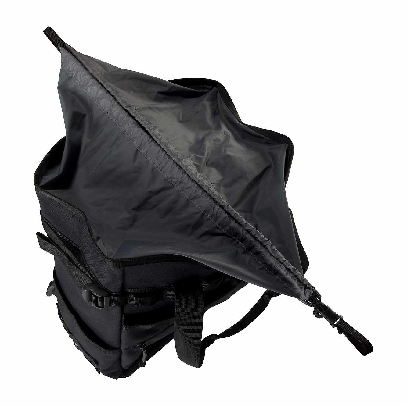 28L Nylon Cinch-Top Convertible Tote Backpack