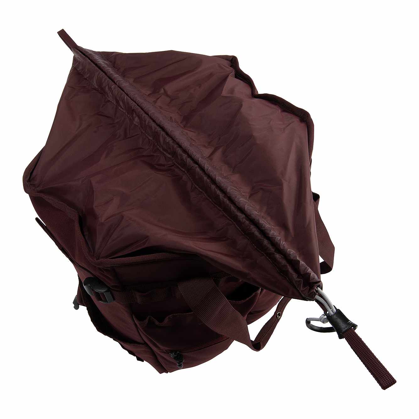 28L Nylon Cinch-Top Convertible Tote Backpack