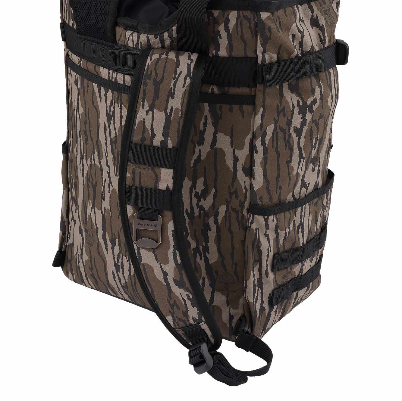 28L Nylon Cinch-Top Convertible Tote Backpack