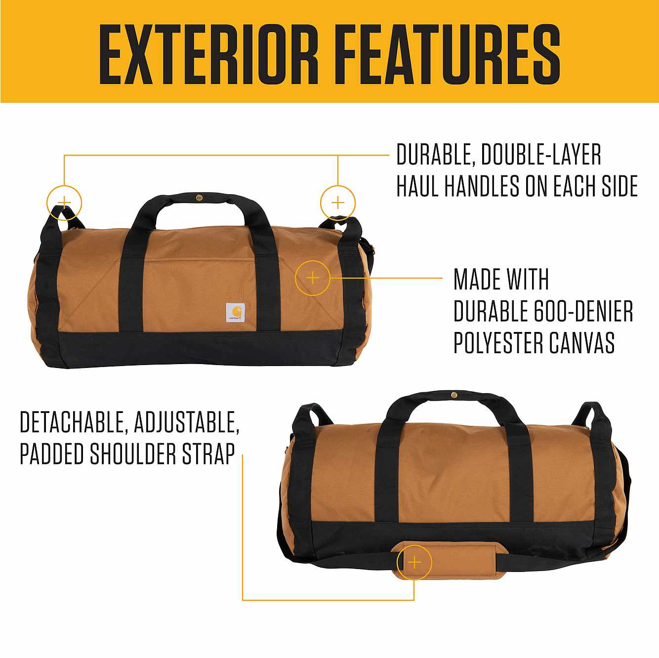 60 L Classic Round Duffel
