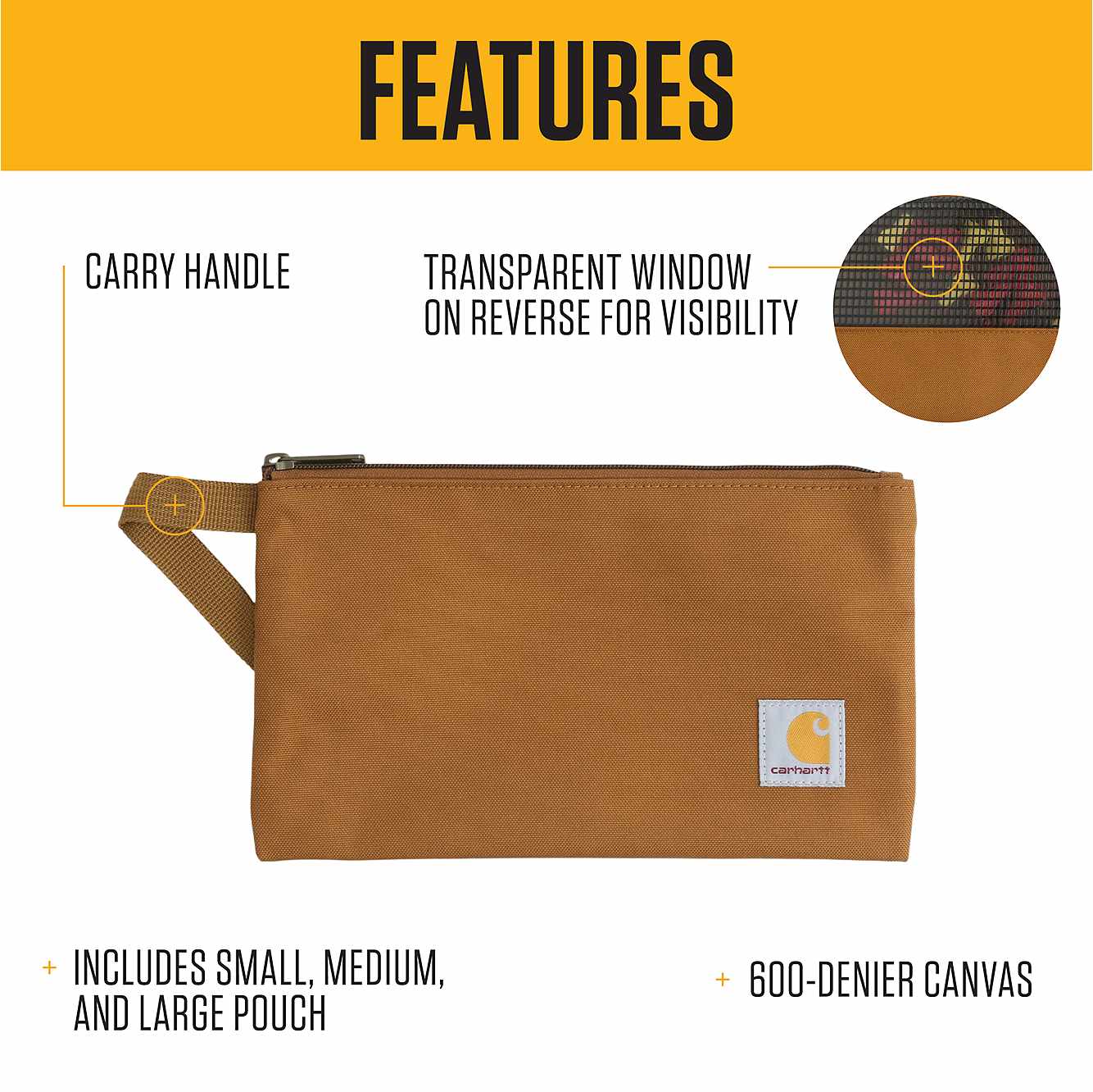 Zipper Utility Pouch