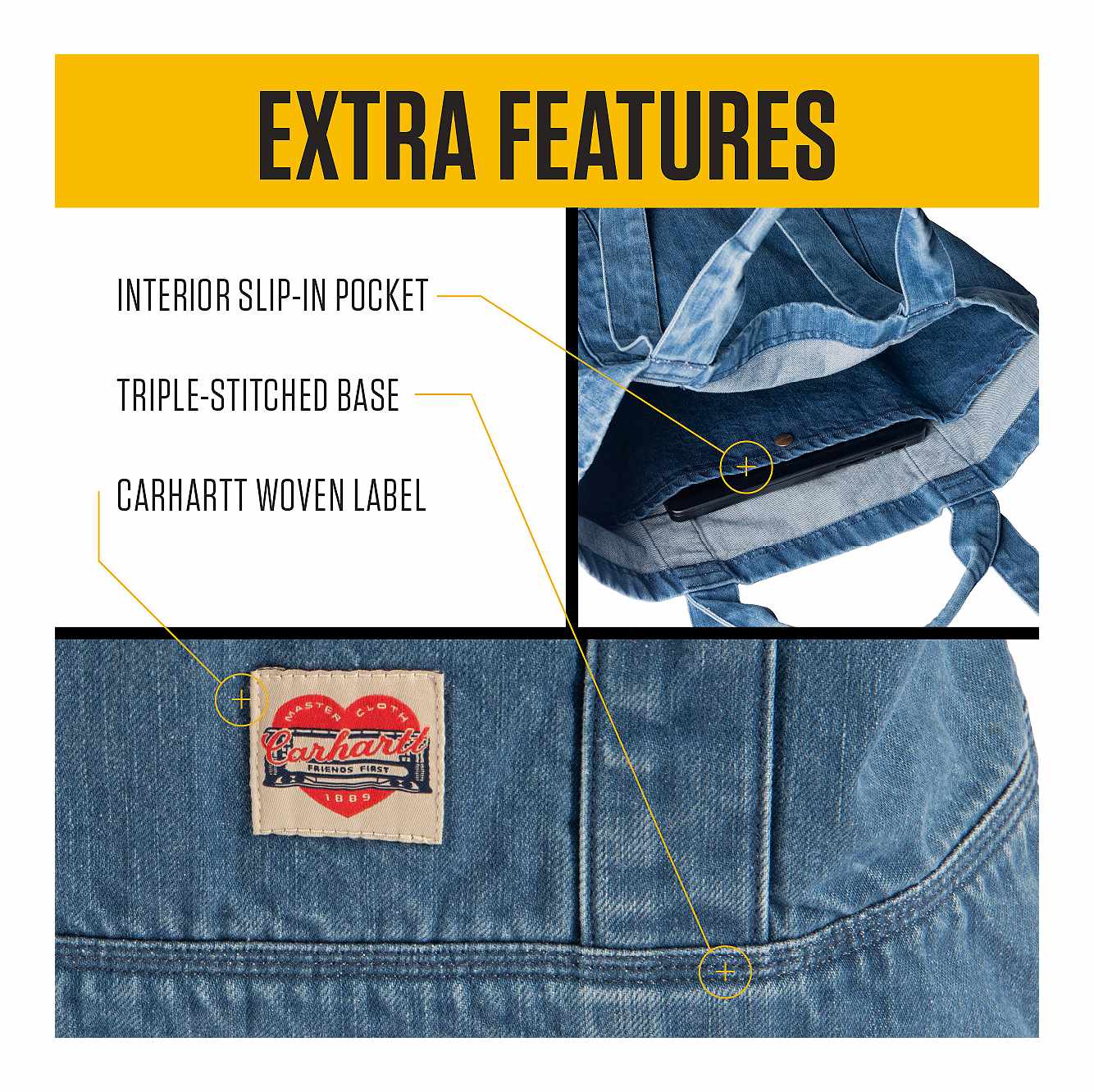 18L Denim Tote