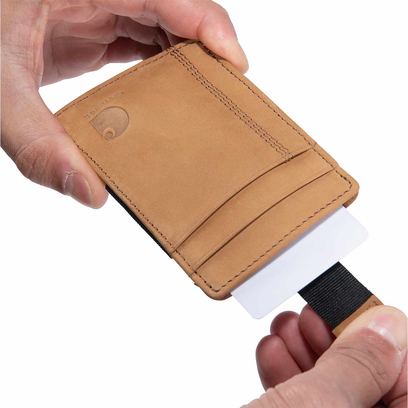 Saddle Leather Front Pocket Wallet