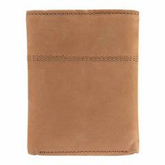 Saddle Leather Trifold Wallet