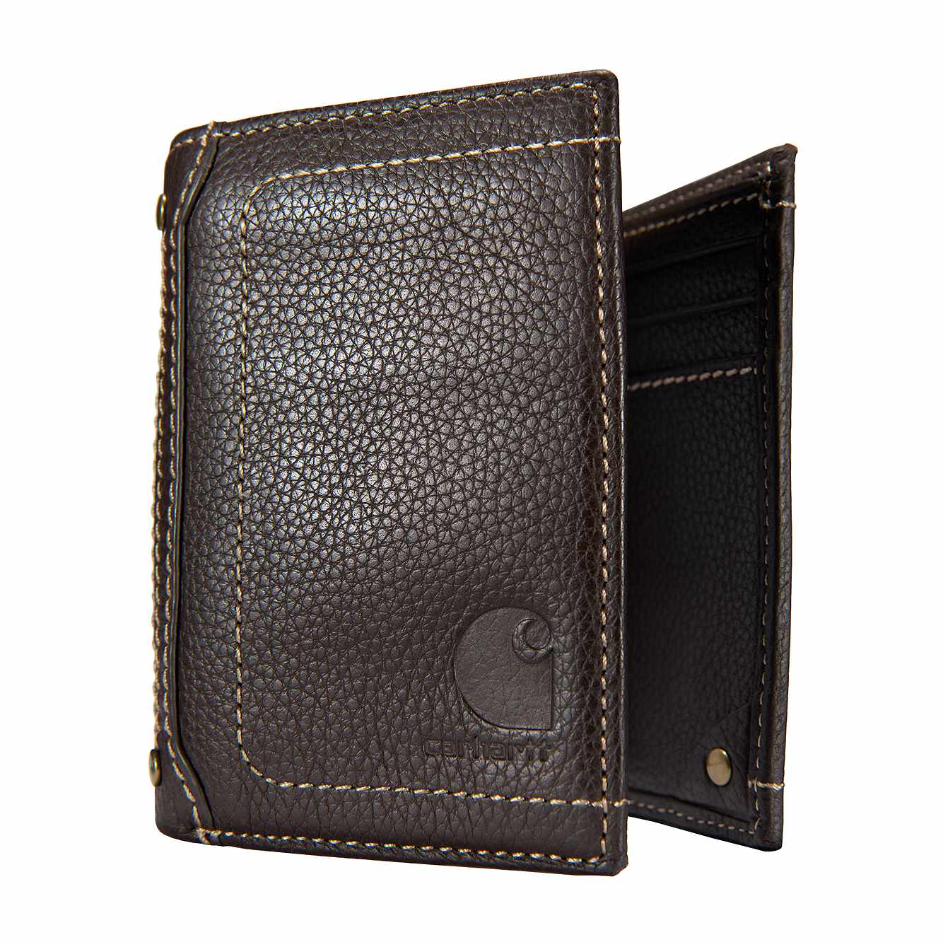 Pebble Leather Trifold Wallet
