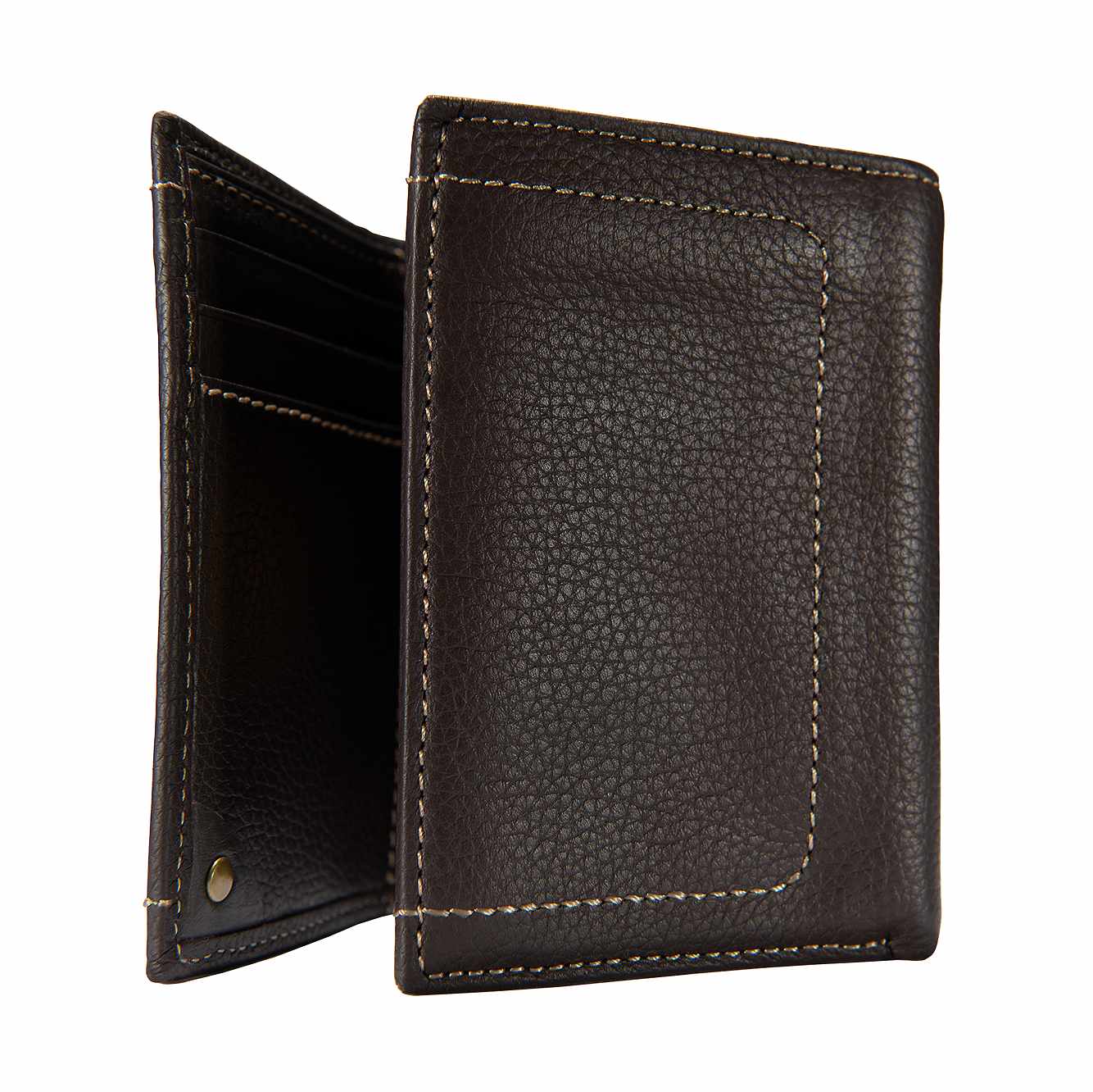 Pebble Leather Trifold Wallet