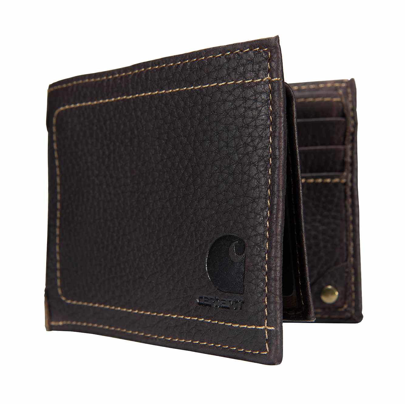 Pebble Leather Passcase Wallet