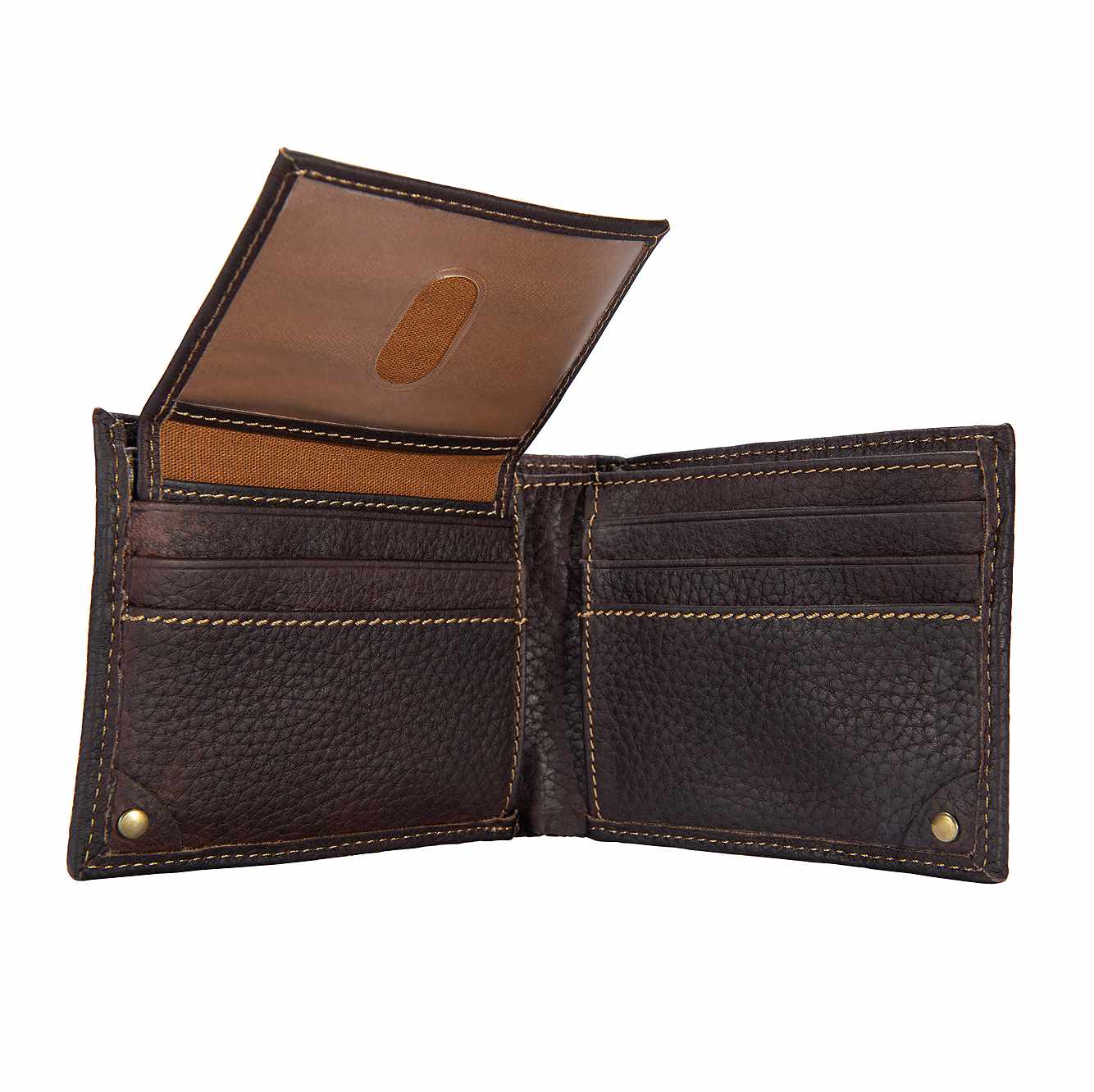 Pebble Leather Passcase Wallet