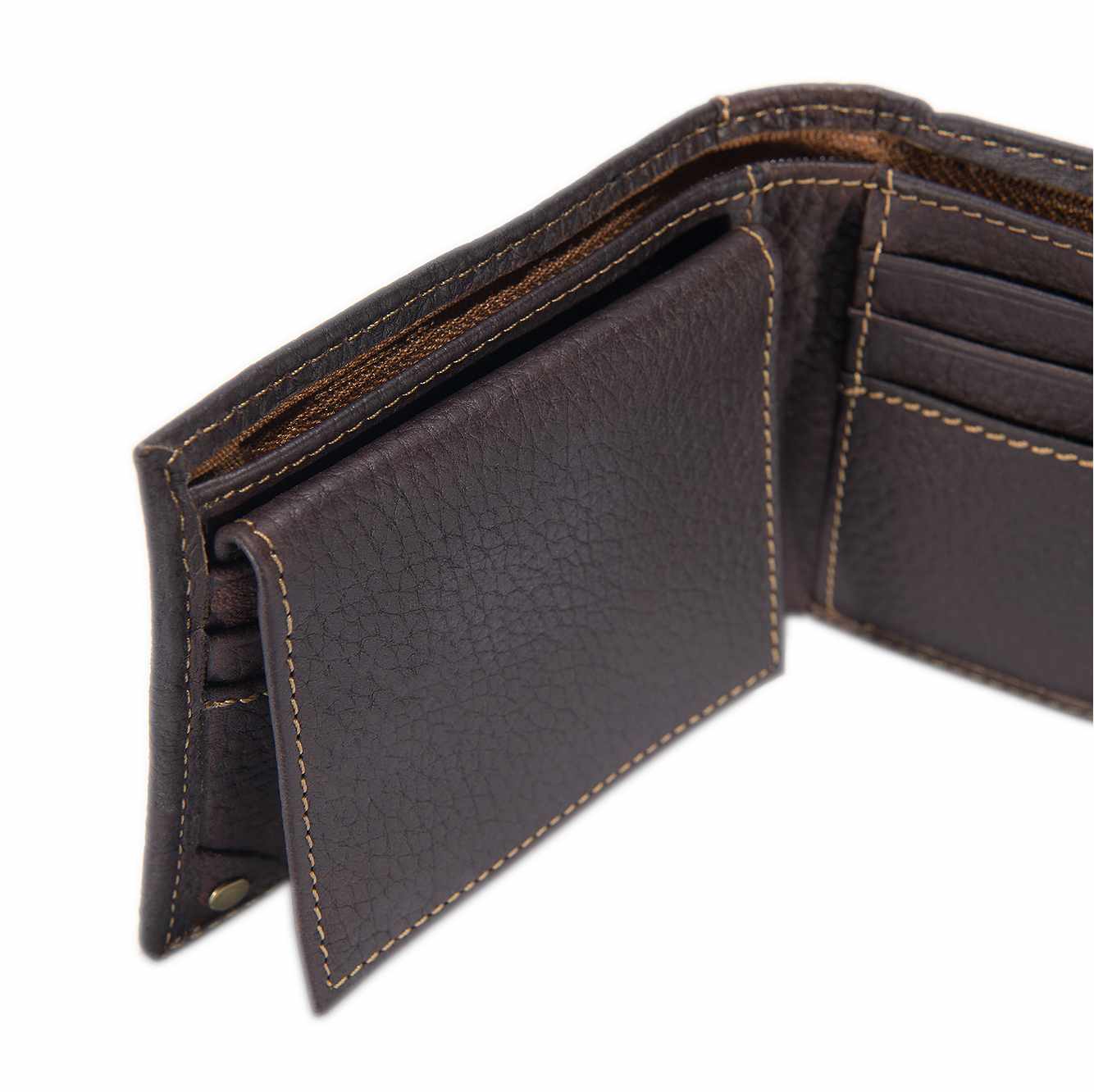Pebble Leather Passcase Wallet