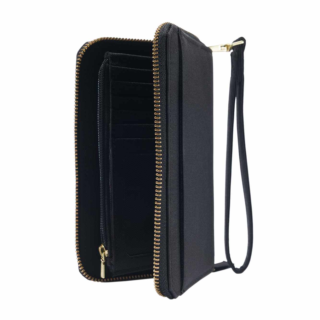 Nylon Duck Lay-Flat Clutch Wallet