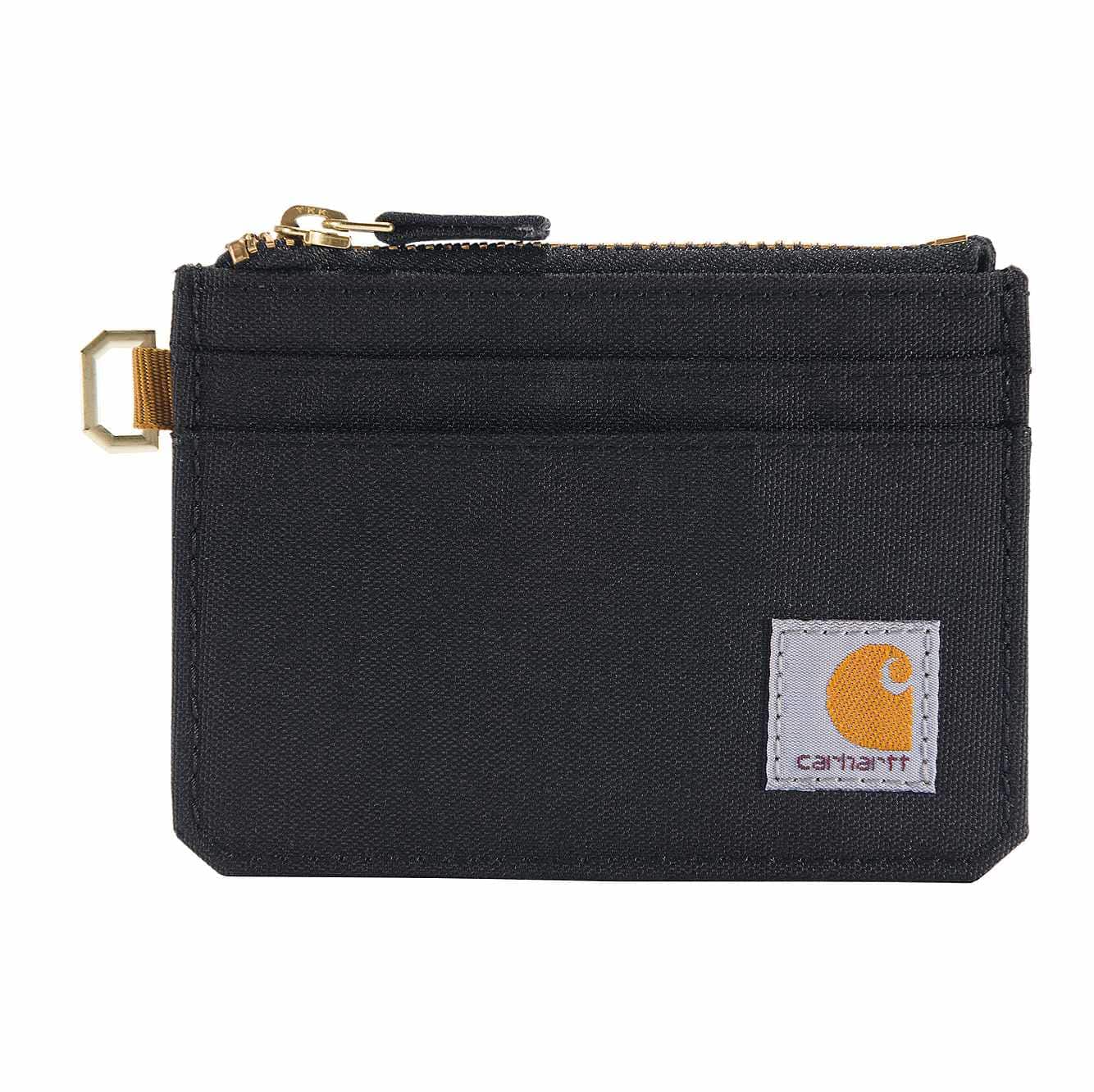 Nylon Duck Zippered Card Keeper Wallet