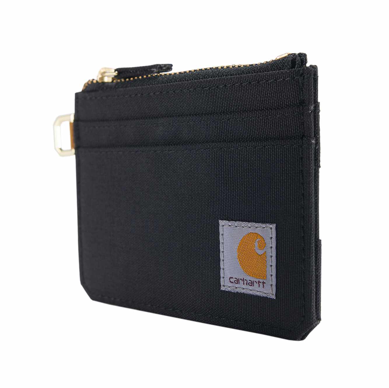 Nylon Duck Zippered Card Keeper Wallet