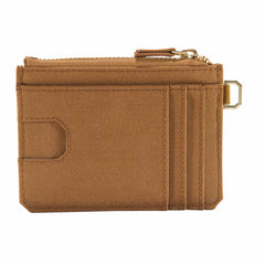Nylon Duck Zippered Card Keeper Wallet
