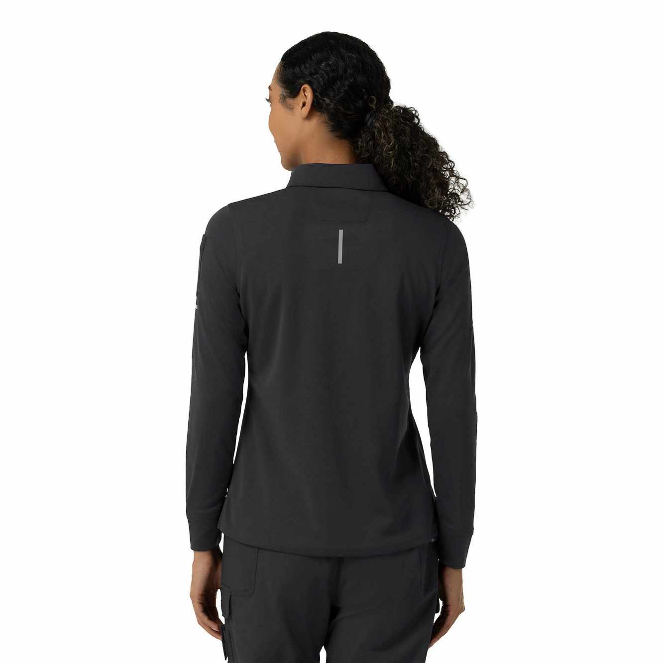 Women's Rugged Flex® RSCU Heavyweight Long Sleeve Polo Scrub Top