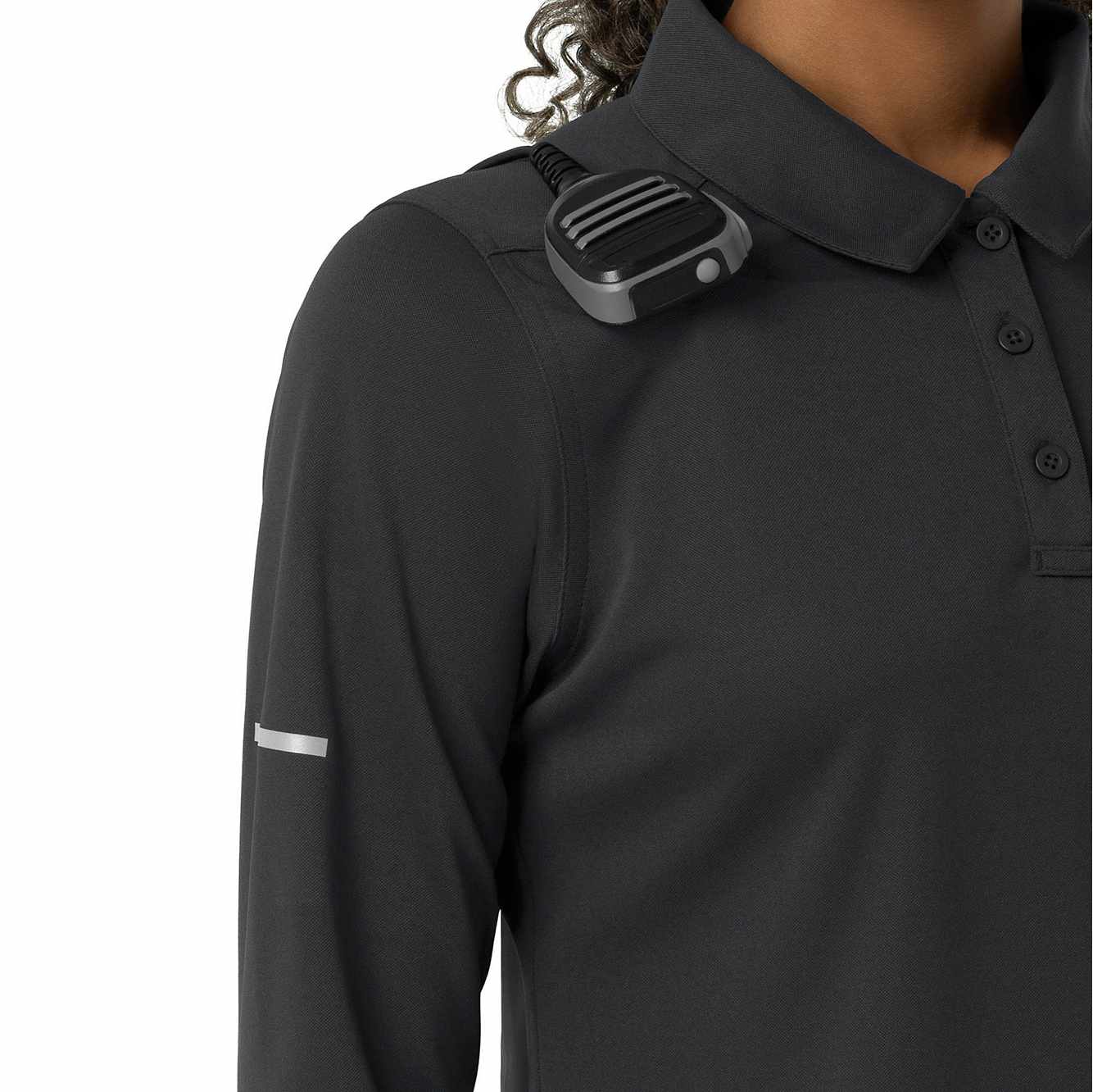 Women's Rugged Flex® RSCU Heavyweight Long Sleeve Polo Scrub Top