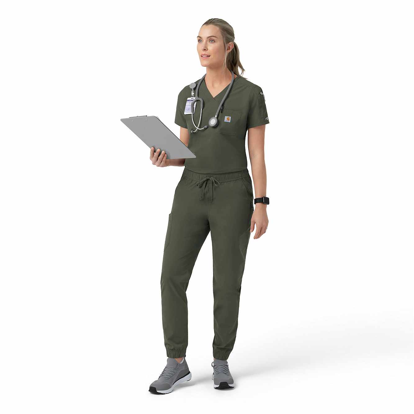 Women's Rugged Flex FLD Tuck-in Scrub Top