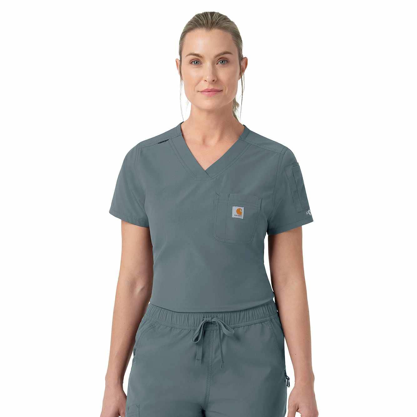 Women's Rugged Flex FLD Tuck-in Scrub Top