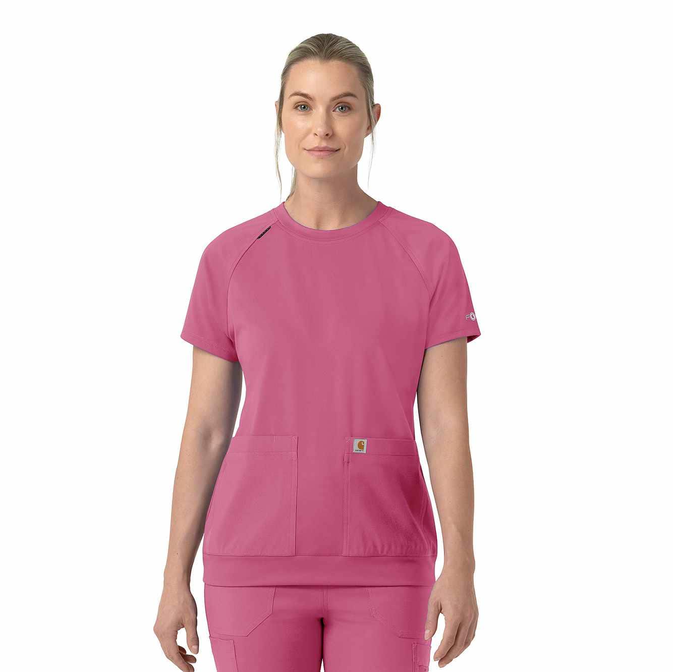 Women's Force Cross-Flex Knit Crew Neck Scrub Top